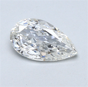 Picture of 0.71 Carats, Pear Diamond with  Cut, G Color, SI1 Clarity and Certified by GIA