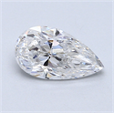 1.10 Carats, Pear Diamond with  Cut, E Color, I1 Clarity and Certified by GIA