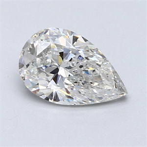 Picture of 0.91 Carats, Pear Diamond with  Cut, G Color, SI2 Clarity and Certified by GIA