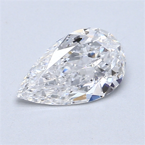 Picture of 0.70 Carats, Pear Diamond with  Cut, D Color, I1 Clarity and Certified by GIA