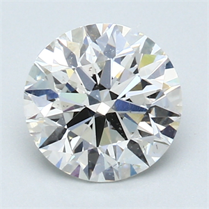 Picture of 1.50 Carats, Round Diamond with Excellent Cut, H Color, SI1 Clarity and Certified by GIA