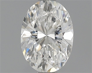Picture of 0.51 Carats, Oval Diamond with  Cut, F Color, I1 Clarity and Certified by GIA