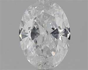 1.11 Carats, Oval Diamond with  Cut, E Color, I2-I3 Clarity and Certified by GIA