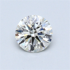 0.52 Carats, Round Diamond with Excellent Cut, H Color, VS2 Clarity and Certified by EGL