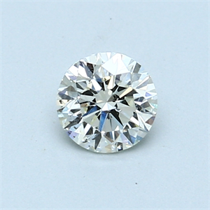 Picture of 0.52 Carats, Round Diamond with Excellent Cut, G Color, SI1 Clarity and Certified by EGL