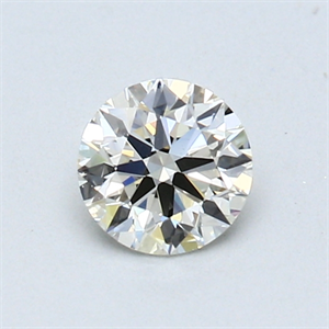 Picture of 0.52 Carats, Round Diamond with Excellent Cut, H Color, VVS1 Clarity and Certified by EGL