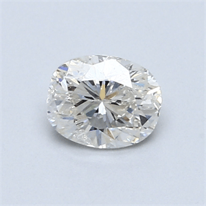 0.65 Carats, Cushion Diamond with  Cut, G Color, SI2 Clarity and Certified by EGL