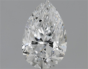 1.02 Carats, Pear Diamond with  Cut, D Color, SI2 Clarity and Certified by GIA