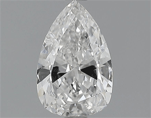 1.02 Carats, Pear Diamond with  Cut, D Color, SI2 Clarity and Certified by GIA