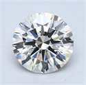 2.04 Carats, Round Diamond with Excellent Cut, L Color, VVS1 Clarity and Certified by GIA