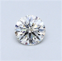 0.41 Carats, Round Diamond with Excellent Cut, J Color, VS1 Clarity and Certified by GIA