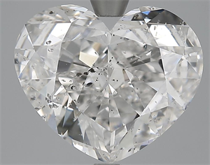 Picture of 4.52 Carats, Heart Diamond with  Cut, D Color, SI1 Clarity and Certified by EGL