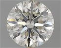 1.50 Carats, Round Diamond with Excellent Cut, F Color, VS1 Clarity and Certified by EGL