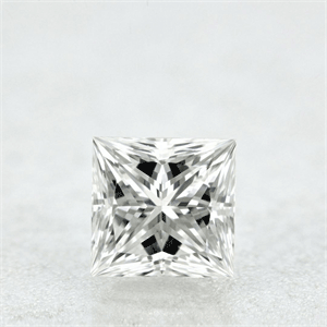 Picture of 0.30 Carats, Princess Diamond with  Cut, F Color, VVS1 Clarity and Certified by GIA