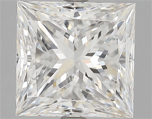 Picture of 3.02 Carats, Princess Diamond with  Cut, E Color, SI1 Clarity and Certified by GIA