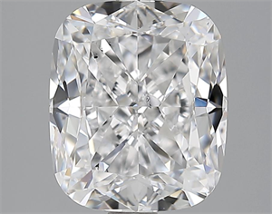 4.01 Carats, Cushion Diamond with  Cut, D Color, SI1 Clarity and Certified by GIA