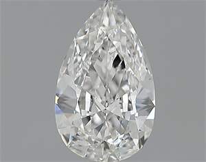 0.90 Carats, Pear Diamond with  Cut, E Color, VVS2 Clarity and Certified by GIA