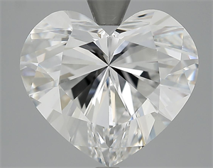 7.01 Carats, Heart Diamond with  Cut, E Color, VS1 Clarity and Certified by GIA