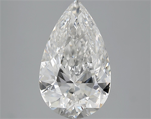 5.02 Carats, Pear Diamond with  Cut, F Color, VS1 Clarity and Certified by GIA