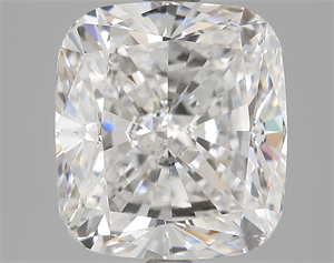 5.01 Carats, Cushion Diamond with  Cut, F Color, SI1 Clarity and Certified by GIA
