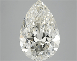 10.03 Carats, Pear Diamond with  Cut, K Color, SI1 Clarity and Certified by GIA