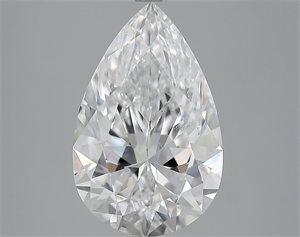 Picture of 5.02 Carats, Pear Diamond with  Cut, D Color, VS2 Clarity and Certified by GIA