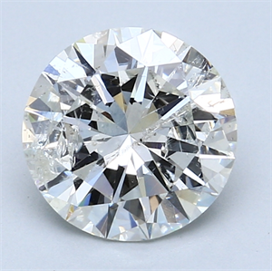 Picture of 2.62 Carats, Round Diamond with Excellent Cut, F Color, SI2 Clarity and Certified by EGL