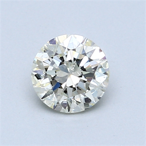 0.70 Carats, Round Diamond with Excellent Cut, I Color, SI2 Clarity and Certified by EGL