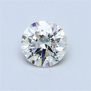 Picture of 0.56 Carats, Round Diamond with Excellent Cut, E Color, SI2 Clarity and Certified by EGL