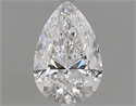 1.05 Carats, Pear Diamond with  Cut, D Color, SI1 Clarity and Certified by GIA