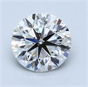 1.50 Carats, Round Diamond with Very Good Cut, G Color, SI1 Clarity and Certified by GIA