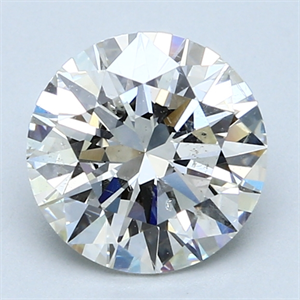 Picture of 2.20 Carats, Round Diamond with Excellent Cut, I Color, SI2 Clarity and Certified by GIA