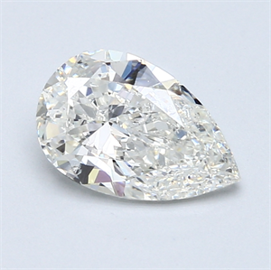 Picture of 1.51 Carats, Pear Diamond with  Cut, I Color, SI2 Clarity and Certified by GIA