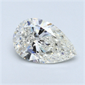 2.00 Carats, Pear Diamond with  Cut, J Color, SI2 Clarity and Certified by GIA
