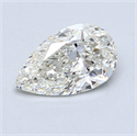 1.08 Carats, Pear Diamond with  Cut, I Color, VS2 Clarity and Certified by GIA
