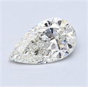 1.02 Carats, Pear Diamond with  Cut, H Color, VS1 Clarity and Certified by GIA