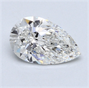 1.01 Carats, Pear Diamond with  Cut, F Color, VS1 Clarity and Certified by GIA
