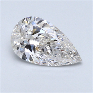 Picture of 1.08 Carats, Pear Diamond with  Cut, H Color, SI1 Clarity and Certified by GIA