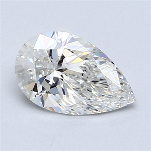 Picture of 1.00 Carats, Pear Diamond with  Cut, G Color, VVS2 Clarity and Certified by GIA