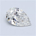 0.99 Carats, Pear Diamond with  Cut, E Color, VS2 Clarity and Certified by GIA