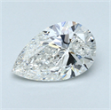 1.50 Carats, Pear Diamond with  Cut, F Color, SI1 Clarity and Certified by GIA