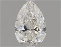 0.90 Carats, Pear Diamond with  Cut, H Color, VVS2 Clarity and Certified by GIA