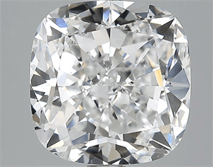 5.01 Carats, Cushion Diamond with  Cut, E Color, SI1 Clarity and Certified by GIA