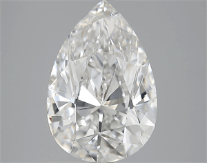 Picture of 5.01 Carats, Pear Diamond with  Cut, E Color, VVS2 Clarity and Certified by GIA