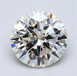 Picture of 3.02 Carats, Round Diamond with Very Good Cut, K Color, VS2 Clarity and Certified by GIA