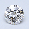1.01 quilates, Redondo Diamante , Color F, claridad VVS1 y certificado por GIA