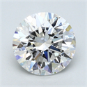 2.74 Carats, Round Diamond with Excellent Cut, F Color, VS1 Clarity and Certified by GIA