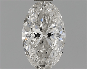 0.75 Carats, Oval Diamond with  Cut, G Color, SI2 Clarity and Certified by EGL