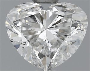 1.71 Carats, Heart Diamond with  Cut, E Color, SI1 Clarity and Certified by GIA