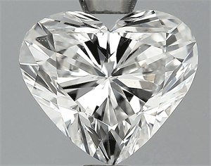 1.70 Carats, Heart Diamond with  Cut, F Color, SI1 Clarity and Certified by GIA